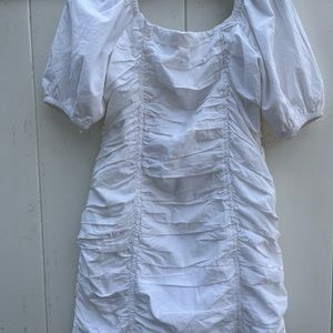 Urban Outfitters dress white gathered